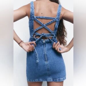 Women’s Zara Denim Jean Mini Dress